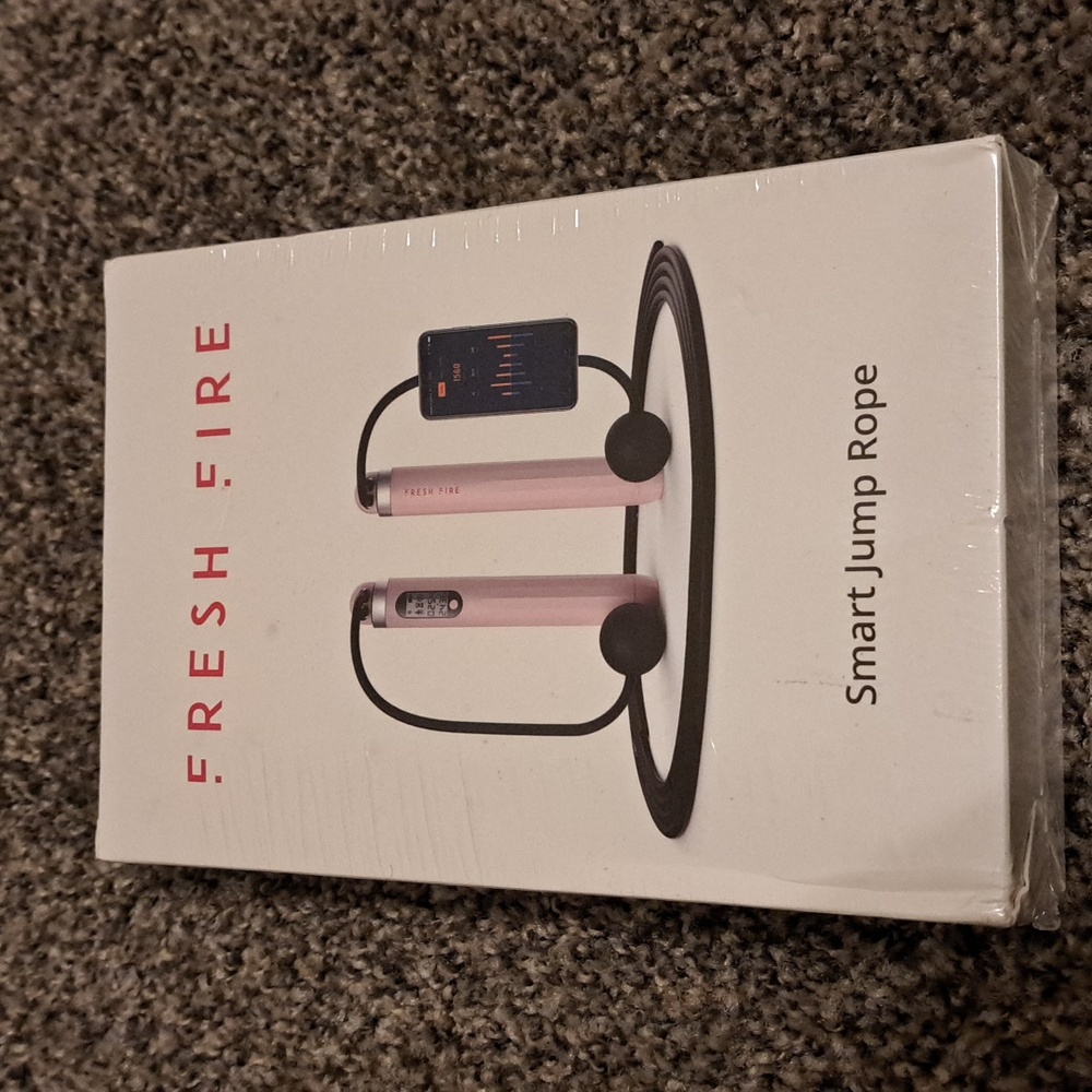 Rose Pink Fresh Fire Jump Rope